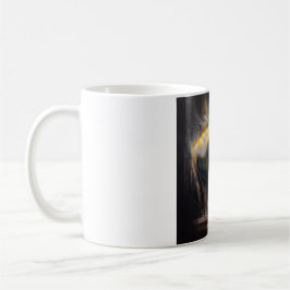 Mug art abstrait éléphant コーヒーマグカップ