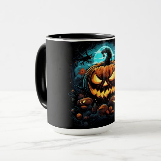 Mug Autumn Dream in a Pumpkin Cup マグカップ (正面左)