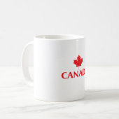 Mug aux couleur du Canada コーヒーマグカップ (正面左)