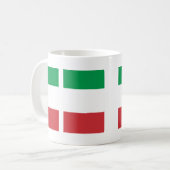 Mug aux couleurs italienne stylisées. コーヒーマグカップ (正面左)