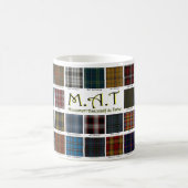 Mug aux Tartans Français コーヒーマグカップ (中央)