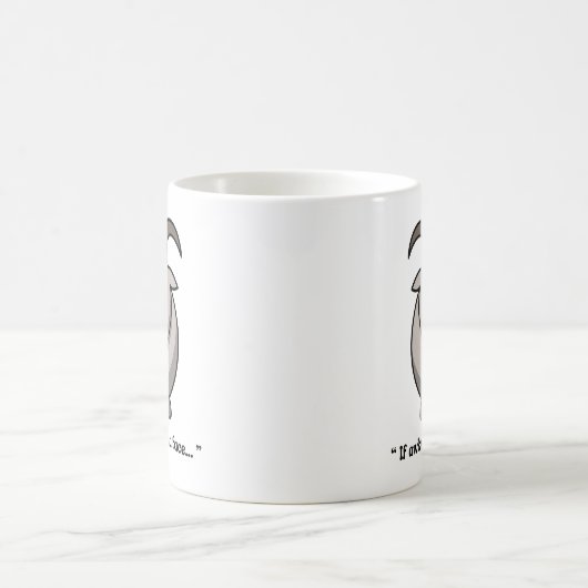 Mug avec Chèvre コーヒーマグカップ (中央)