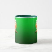 Mug avec couple d'oiseaux. マグカップ (中央)