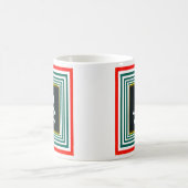 Mug avec crâne et os croisés style pirate. コーヒーマグカップ (中央)