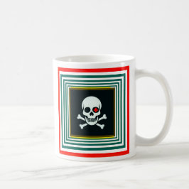 Mug avec crâne et os croisés style pirate. コーヒーマグカップ