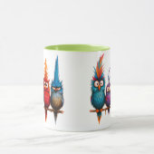 Mug avec des oiseaux rigolos マグカップ (中央)