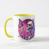 mug avec squelette joyeux マグカップ (左)