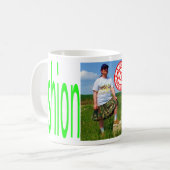 Mug avec un kilt essayé... et approuvé ! コーヒーマグカップ (正面左)