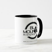 Mug B&W Black Mountain Riders マグカップ (正面右)