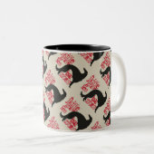 Mug Barzoï ツートーンマグカップ (正面右)