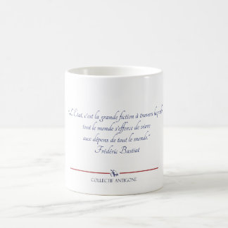 Mug Bastiat Etat fiction コーヒーマグカップ