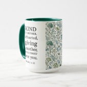 Mug "Be Kind To One Another" Eph. 4:32 マグカップ (正面左)