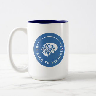 Mug, Be Nice To Yourself - Mind Map Renovations ツートーンマグカップ