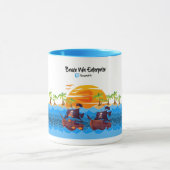 Mug Beach & Coconut - BruceWnTv マグカップ (中央)