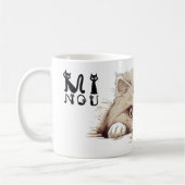 Mug BEAUX CHATS MINOU 01 コーヒーマグカップ (左)