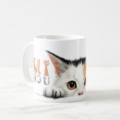 Mug BEAUX CHATS MINOU 04 コーヒーマグカップ (正面左)