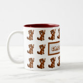 Mug Beaver Design ツートーンマグカップ (左)