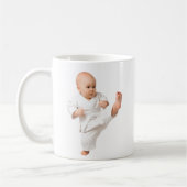 Mug bébé karatéka dans son kimono blanc. コーヒーマグカップ (左)