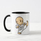 Mug bébé karatéka en action. マグカップ (左)