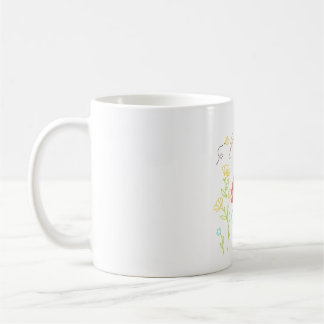 Mug Bee bleu  コーヒーマグカップ