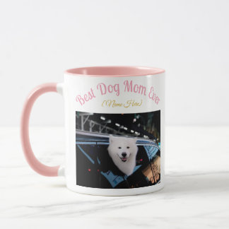Mug - Best Dog Mom Ever Mug - Custom Photo & Name  マグカップ