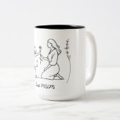 Mug Best gift for MUM. ツートーンマグカップ (正面右)