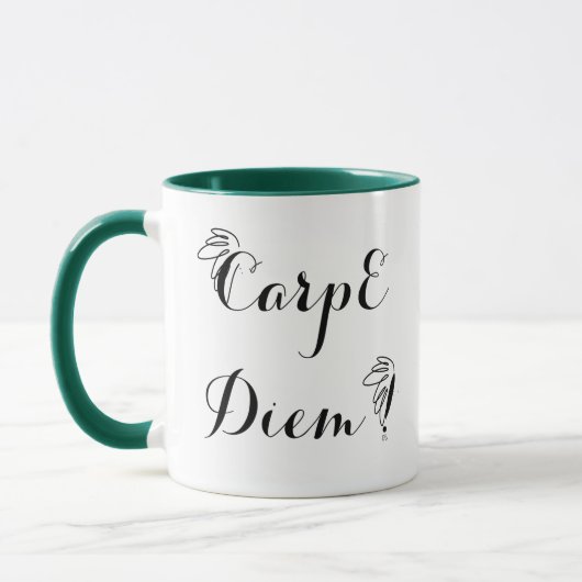 Mug bicolore 7 Carpe Diem マグカップ (左)