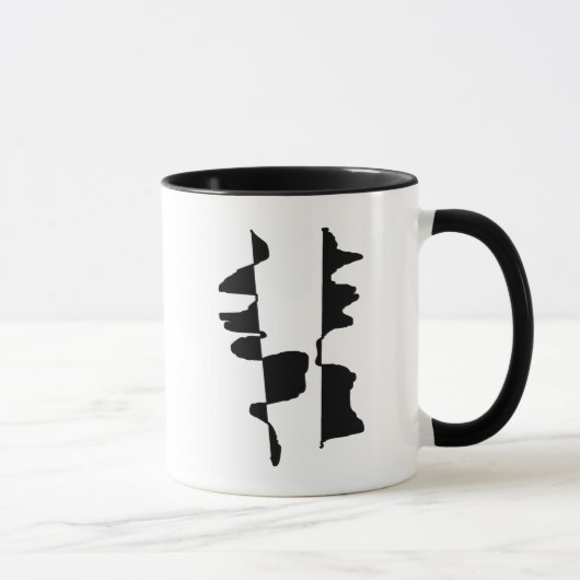 Mug bicolore Abstrait Dual Face マグカップ (右)