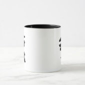 Mug bicolore Abstrait Dual Face マグカップ (中央)