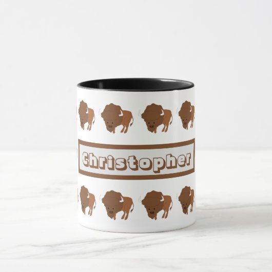 Mug Bison Design マグカップ (中央)