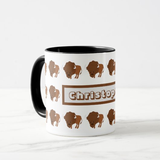 Mug Bison Design マグカップ (正面左)