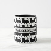Mug Black Bull Design マグカップ (中央)