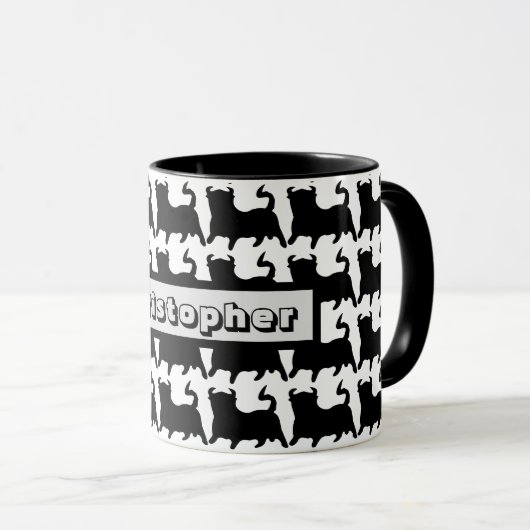 Mug Black Bull Design マグカップ (正面右)