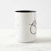Mug Black Rim Handle  |  Eye of the Clarion マグカップ (中央)