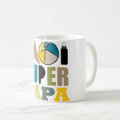 Mug blanc 325 ml Moi Super Papa - Logo Nature コーヒーマグカップ (正面右)
