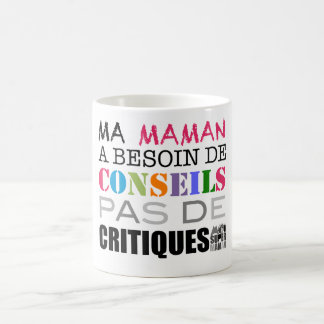 Mug blanc 325ml Moi Super Maman- Conseils コーヒーマグカップ