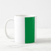 Mug blanc drapeau italien de face. コーヒーマグカップ (左)