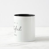 Mug blanc et noir / black and white mug マグカップ (中央)