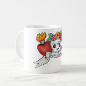 Mug blanc Frida Love コーヒーマグカップ (正面左)