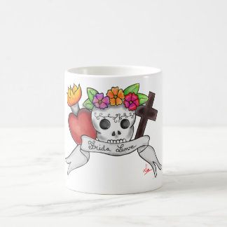 Mug blanc Frida Love コーヒーマグカップ