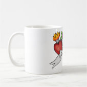 Mug blanc Frida Love コーヒーマグカップ (左)