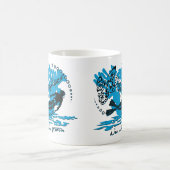 Mug blanc plongeur requin コーヒーマグカップ (中央)