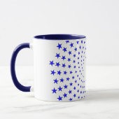 Mug - Blue Star Swirls マグカップ (左)