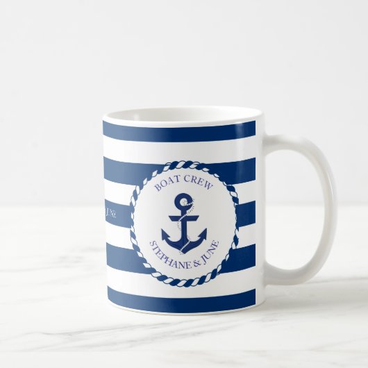 Mug Boat crew love in コーヒーマグカップ (右)