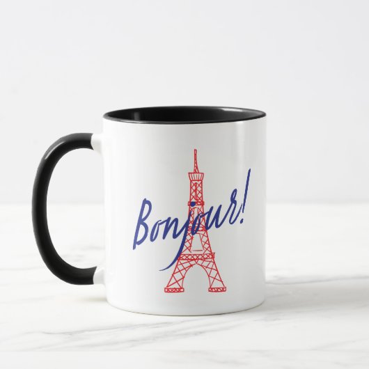 Mug Bonjour Paris ! マグカップ (左)