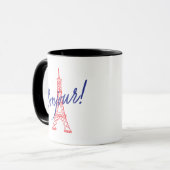 Mug Bonjour Paris ! マグカップ (正面左)