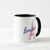 Mug Bonjour Paris ! マグカップ (正面右)