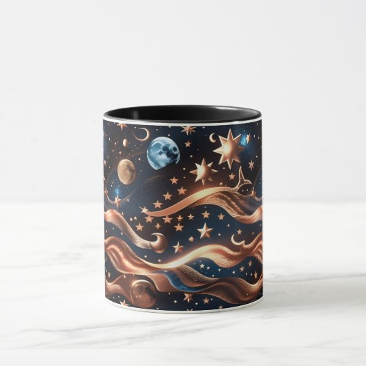 Mug - Bronze Celestial Moon マグカップ (中央)