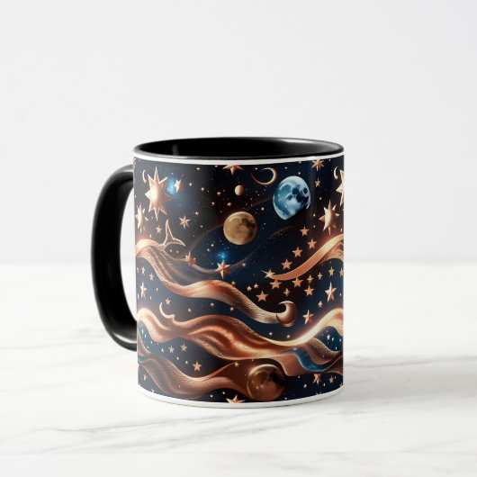 Mug - Bronze Celestial Moon マグカップ (正面左)