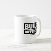 MUG - BUILT DIFFERENT コーヒーマグカップ (正面右)